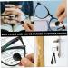 FOMIYES 3pcs Glasses Wipe Clips - Multi-Function Portable Eyeglasses Cleaner & Lens Wiping Tools for Effortless Eyewear Maintenance - Buy Online on GoSupps.com