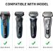 Anywest Pocket Electric Razor for Men - Shave & Style Compatible with Braun Series 5 3 Proskin & Series 1 - Travel-Friendly Compact Design - Buy Online on GoSupps.com
