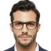 OCCI CHIARI Men's Rectangle Reading Glasses - Durable Spring Hinge Multiple Strengths (1.0 to 3.5) - Stylish Black Design - Buy Online on GoSupps.com
