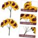 CORHAD 1 Set Sunflower Paper DIY Sunflower Decor Mini Bouquet Mini Sunflowers for Crafts - Buy Online on GoSupps.com