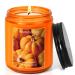 LASENTEUR Pumpkin Spice Candle Scented Candle Natural Soy Wax Candle Glass Ja r Candle Gifts for Halloween Autumn Candle Fall Candle Candle Gifts for Halloween Decoration Pumpkin Pie