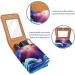 Premium Leather Lipstick Case Organizer with Mirror - Mini Lipstick Holder Bag - Whales Kiss Ocean Moon Design - Buy Online on GoSupps.com
