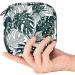Menstrual Pad Bag with Zipper - Stylish Ladies Napkin Pouch & Tampons Collection Bag (Monstera Leaves) - Ideal for Women & Girls | International Shipping - Buy Online on GoSupps.com