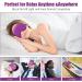 Sleep Mask for Women Men Silk Eye Mas Blindfold with Adjustable Strap Carry Pouch Earplugs Breathable&Soft Eye Cover Night Mask for Sleeping Travel Yoga Airplane (Purple) - Buy Online on GoSupps.com