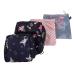 Gogogmy 4 pieces of women bands storage bag women hygiene bag tampon bags women wallet ladies bands holder women tie women hygiene wallet multifunctional function