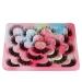 Buy 10 Pairs of 6D Reusable False Eyelashes - Natural Look Artificial Eyelashes Set (G881) - International Shipping Available - Buy Online on GoSupps.com