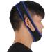 Adjustable Breathable Anti-Snoring Chin Strap with Jaw Support Belt - Royal Blue Edge Cover - Buy Online on GoSupps.com