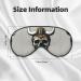 Buy SSIMOO Cute Cactus & Bull Skull Double-Sided Eye Mask - Soft Light Blocking for Better Sleep - International Shipping Available - Buy Online on GoSupps.com