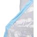 Juvale 12-Pack Clear Waterproof Rain Bonnet Hat with Visor - Transparent Blue Trim - Buy Online on GoSupps.com