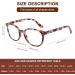 Stylish Designer Reading Glasses - Blue Light Blocking Quality Round Readers for Women - 2 Pack 2.75 | AQWANO - Buy Online on GoSupps.com