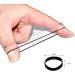 Mini Black Elastic Hair Bands - 500pcs Soft Hair Ties for Kids, Braids, Wedding Hairstyles - Buy Online on GoSupps.com