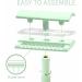Metal Safety Razor in Mint Green | Eco-Friendly Plastic Free Shaving | Bambaw - Buy Online on GoSupps.com