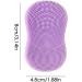 Small Face Scrub Brush - Deep Cleaning Face Scrubbing Silicone Brush - Manual Massaging Face Scrubber with Soft Bristles for Camping Travelling Purple - Buy Online on GoSupps.com