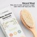 Baby Hair Brush with Soft Goat Bristles - Cradle Cap Brush for Infant Toddler Kids (Walnut Oval) - Buy Online on GoSupps.com