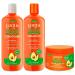 Cantu Avacado Hydrating Cream Shampoo Conditioner en LeaveIn Cream set van 3