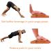 NamaStrength Cork Yoga Wedge Set - Non-Slip Wrist Support Blocks (Set of 2) - Buy Online on GoSupps.com
