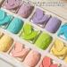 9 couleurs set de peinture l' ponge multicolore arc-en-ciel soins de beaut solides kit de manucure peinture l'huile solide utilisation la maison maquillage longue dur e - Buy Online on GoSupps.com