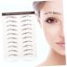 Beavorty 24 Pcs Eyebrow Stickers Waterproof Stickers False Eyebrows Stickers Imitation Eyebrow Sticker Miss - Buy Online on GoSupps.com