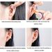 ANDANDA 100 Pairs Silicone Ear Plugs Corded Noise Cancelling Reusable for Shooting 25dB NRR - International Shipping Available - Buy Online on GoSupps.com