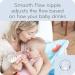NUK Smooth Flow Anti-Colic Baby Bottle 10 oz - 4 Pack Elephant Gray - Buy Online on GoSupps.com