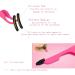 Stainless Steel Curved Eyelash Applicator Tweezers - 2 Pcs Set for False Lashes, Cluster Application and Removal - Black - Buy Online on GoSupps.com