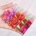 Fruity Roll on Lip Gloss Lip Oil Lip Balm Lip Glosses Fruit Transparent Glossy Lip Gloss Set for Lip Care and Keep Lips Moisturized