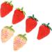 HOMSFOU 24 Pcs Simulated Strawberry Model Faux Strawberry Fake Strawberry Simulation Strawberries Artificial Red Strawberries Fake Blueberries Fake Fruits Fake Strawberries Pvc Chic Child - Buy Online on GoSupps.com