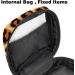 Javenproeqt Portable Women's Binding Bags - Menstrual Cup Pocket & Pads for Teen Girls | Brown Leopard Pattern - Buy Online on GoSupps.com