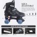 CELETOY Kids Roller Skates - Adjustable Size Skating Shoes for Ages 3-12 | Beginner Girls Roller Skates with 8 Light Up Wheels | Outdoor Roller Skating for Boys and Girls | Medium White - Buy Online on GoSupps.com