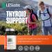LES Labs Thyroid Support Capsules - Metabolic Health, Energy & Focus - With Iodine, L-Tyrosine, Ashwagandha, Selenium & Turmeric - 60 Count - Buy Online on GoSupps.com