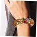 CALLARON 1pc Resin Bangle Dividers Wide Resin Bangle Crystal Bracelet Bangle Resin Bangles Crystal Bracelets Friendship Bracelet Bangle Vintage Bracelet Bangle Flower Bracelet Cord Wrist - Buy Online on GoSupps.com