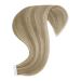 Youngsee Real Hair Extensions - 50cm Invisible Tape Extensions - Brown & Blonde - Smooth Recovery - 50g #p8a/60 - Buy Online on GoSupps.com
