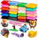 CiaraQ Modeling Clay Kit - 24 Colors Air Dry Ultra Light Clay  Safe & Non-Toxic  Great Gift for Kids.