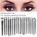 EmaxDesign 20-Piece Professional Makeup Brush Set for Face, Eyes, Eyeliner, Foundation - Blending Tool for Powder, Liquid, Cream Cosmetics - Buy Online on GoSupps.com