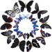 18 pieces of butterfly hair clips glitter hair clips butterfly snaps hair clips for young women hair accessories (fashionable styles)