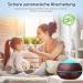 Aroma Oils Diffuser & Humidifier - 500ml Ultrasonic Essential Oil Diffuser with Remote Control for Bedroom Office & Yoga - Quiet Aromatherapy Fragrance Lamp in Brown - Buy Online on GoSupps.com