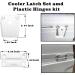 High Strength Cooler Hinge and Latch Kit - Replacement Parts for Ice Chests - Repair & Replace Cooler Components with Ease - Buy Online on GoSupps.com