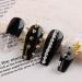 JERCLITY Gold & Silver Cone Nail Charms | Alloy Mini Metal Rivet Nail Studs for Acrylic Nails | Punk Style Nail Art Accessories - Buy Online on GoSupps.com