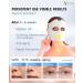 Red Light Therapy Mask for Facial Skincare 292 LEDs Brightening Anti Aging Infrared Red Light Therapy for Face Light and Thin with Cordless Rechargeable LCD Controller Use at Home Travel White - Buy Online on GoSupps.com
