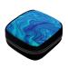 GIAPB Period Bag Sanitary Napkin Storage Bag Pad Holder for Period Makeup Pouch Blue Marble Color1909