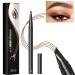 Housn eyebrow pencil eyebrow pencil microblading waterproof eyebrow pencil eyebrow pencil with forklip long-lasting microblading pen Eyebrow Pencil Dark Brown-02