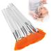 Exquisite Soft and Elastic Fan-Shaped Comfortable Facial Mask Brushes Facial Mask Applicator Brushes for DIY Facial Masks Beauty Salons - Buy Online on GoSupps.com