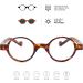 HAKONE BIO Havana +1.0 Reading Glasses for Presbyopia | Anti Blue Light Flexible Temples & Rubber Touch for Men & Women - Buy Online on GoSupps.com