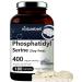 Double Strength PhosphatidylSerine 400mg Per Serving, 180 Capsules, Soy Free, Derived from Sunflower Lecithin, Supports Cognitive Health and Brain Function, Phosphatidylserine Matrix, Non-GMO