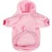 Ducomi 100% Cotton Hood Dogs Sweatshirt - Warm Monochrome Dog Sweater for All Breeds & Sizes (XS to 9XL) - Stylish Pink Hoodie for Small Dogs - Buy Online on GoSupps.com