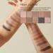 HINCE New Depth Eyeshadow Palette - 10 Color Ash Brown & Gray Shadows | Highly-Pigmented Nudes for Warm Neutral Smoky Eye Makeup - Buy Online on GoSupps.com