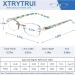 Women's Blue Light Blocking Rimless Reading Glasses | Elegant Artistic Eyeglasses | Mixcolour 1.5 x Magnification - Buy Online on GoSupps.com