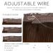 18 WENNALIFE Chocolate Brown Wire Hair Extensions - 95g Remy Human Hair #4 - Buy Online on GoSupps.com