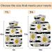NAANLE Striped Daisies Hot Water Bottle with Lid - 1L for Menstrual Cramps Relief & Heat Therapy | Transparent Design - Buy Online on GoSupps.com