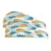 Summer Fruit Pineapple Dry Hair Cap 2 Piece Quick Drying Towel Set with Button Headband Super Absorbent Soft & Comfortable